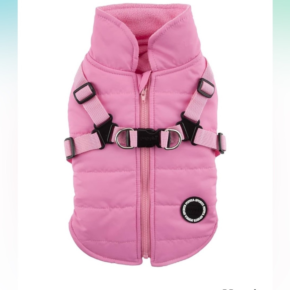 Puppia Winter Dog Coat with integrated harness